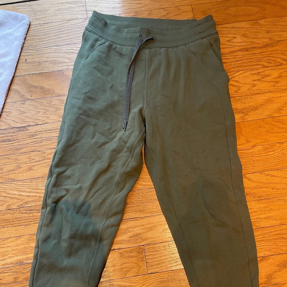 Lululemon Scuba High-Rise French Terry Jogger Green Twill 8